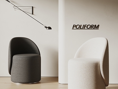 现代其他凳子 poliform 现代凳子 沙发凳 布艺凳子 壁灯