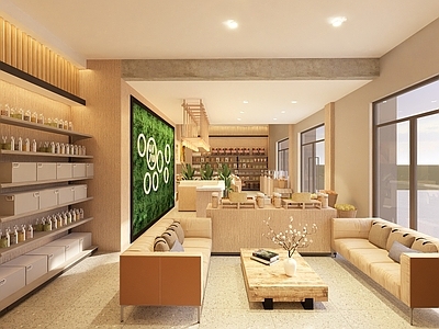 现代极简其他产品展厅 展厅 商铺