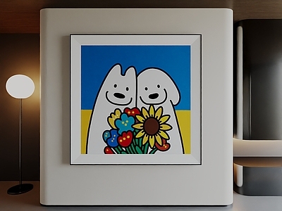 现代简约挂画 女孩房挂画 男孩房挂画 可爱挂画 卡通挂画 儿童房挂画