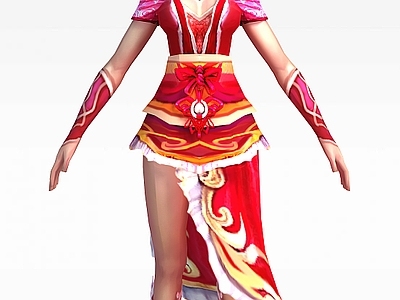 现代女性网游角色