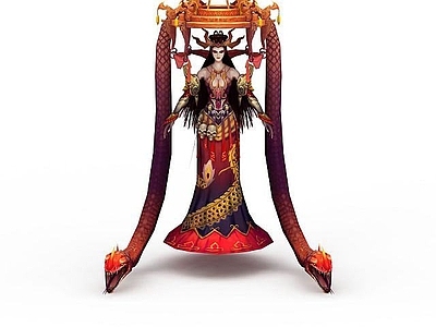现代网游巫师角色