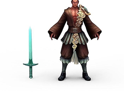 现代武侠网游角色