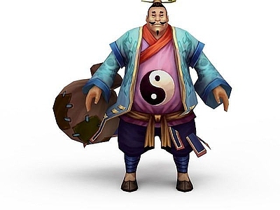 现代魁梧游戏角色