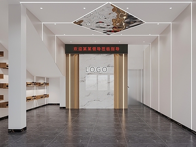 现代其他商业空间 复式 背景墙 阁楼