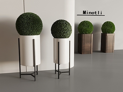 盆景 植物球盆栽盆景 绿植摆件小品 北欧铁艺花架