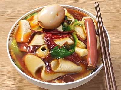 酒水食物 板面 安徽板面 香肠鸡蛋 小吃 石家庄板面