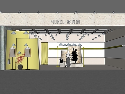 轻奢现代服装店 女装店 轻奢风 简约风 欧式