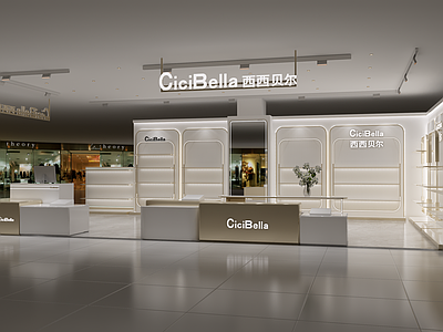 现代玩具礼品店 鞋服店零售 现代简约 高级商业风 零售货柜