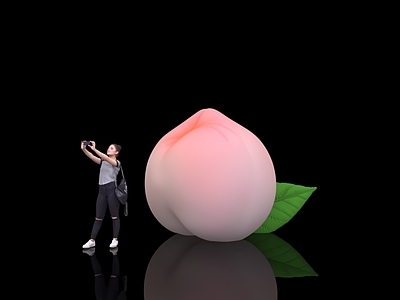 农作物 桃子 仙桃 桃子美陈