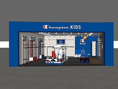 现代服装店 儿童服装店 鞋店 champion