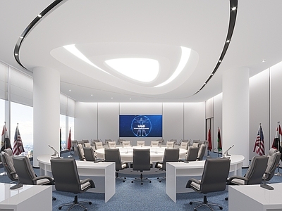 现代报告厅 大会议室 报告厅 圆桌会议