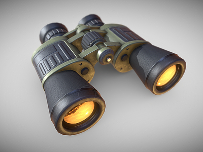 军事器材 双筒望远镜 望远镜 古董望远镜 老式望远镜