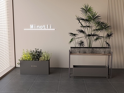 植物堆 绿植花箱植物堆 外摆花箱景观造景 组合植物堆