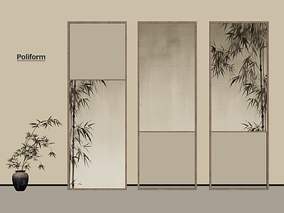 新中式屏风 新中式屏风 隔断