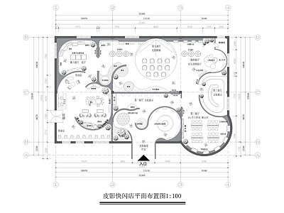 文化展厅 皮影快闪展厅 文化展厅 施工图