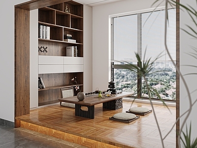 现代阳台 休闲阳台 茶室 功夫茶