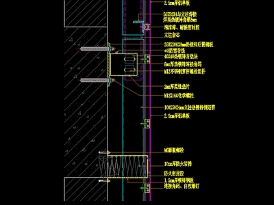 幕墙结构 玻璃幕墙 施工图