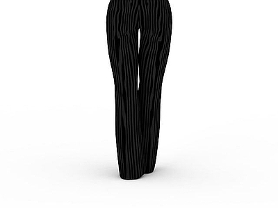 现代女士条纹裤子