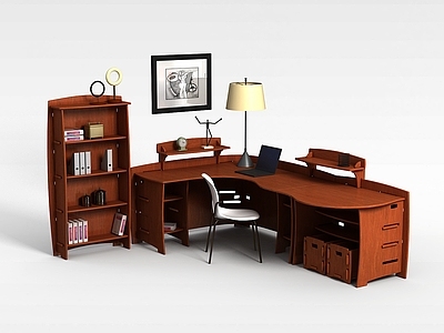 现代书房家具