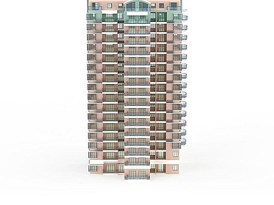 现代高层建筑楼房