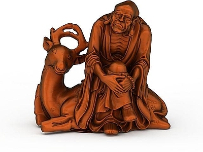 现代学者雕像