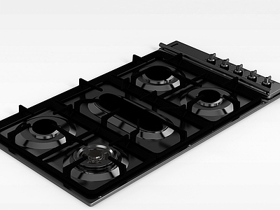 现代多炉燃气灶