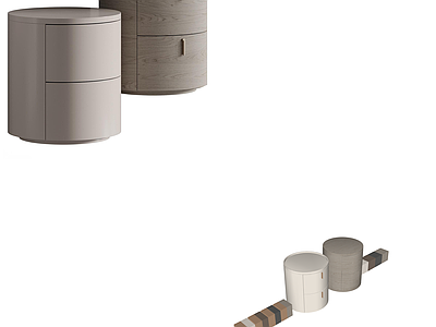 现代意式床头柜 minotti poliform 儿童床头柜 圆形床头柜 烤漆床头柜