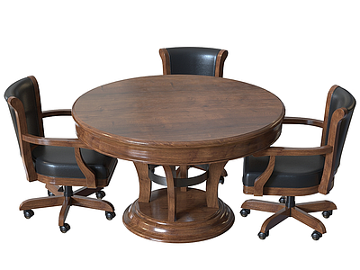 美式复古其他桌椅 游戏桌椅 棋牌桌椅