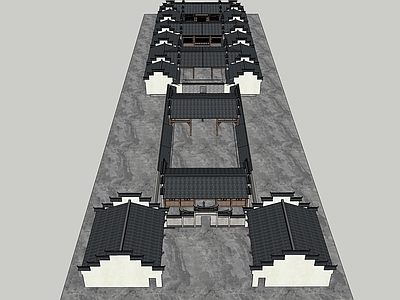 中式古建筑 古代