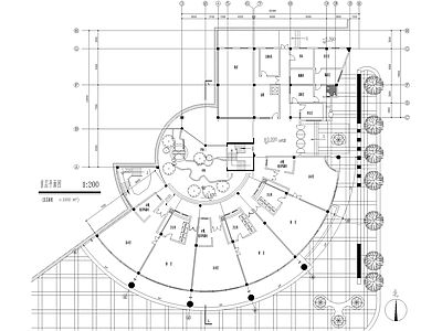 幼儿园建筑 四层托儿所 寝室活动室衣帽间 厨房备餐医务室 音体室实验观察室 办公室会议室中庭 施工图