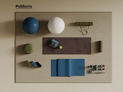 现代健身器材 现代瑜伽垫 健身器材