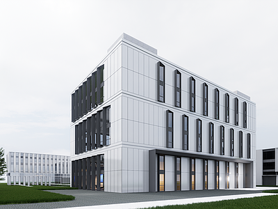 现代厂房 厂房建筑 现代工业厂房 现代厂房 多层厂房 现代简约厂房