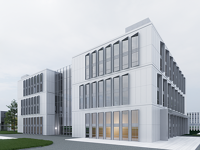 现代厂房 现代简约厂房 厂房建筑 多层厂房 现代工业厂房 现代厂房