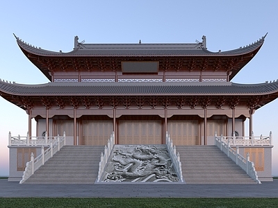 中式古建 古建主殿