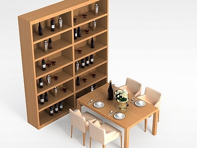 现代酒柜