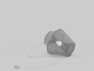 现代透明网状落地灯