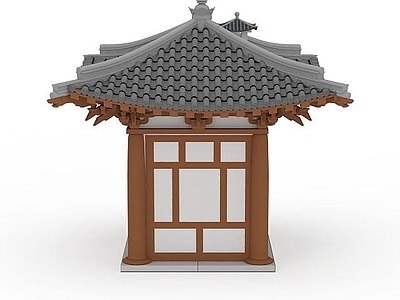 现代公园凉亭