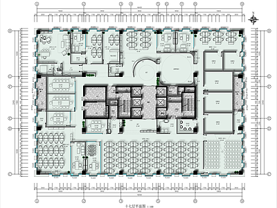 现代轻奢整体办公空间 1500平办公 直播办公空间 美业办公空间 整层办公空间 展厅直播办公 施工图