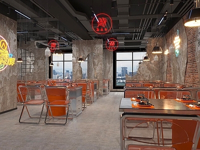 工业烧烤店 烧烤店 烤肉店 烤肉自助 餐饮店 叙利亚风餐厅