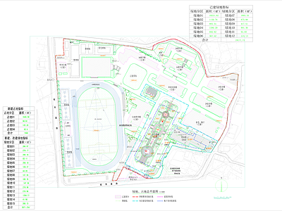 现代校园景观 实训楼配套景观 景观校园小品 施工图