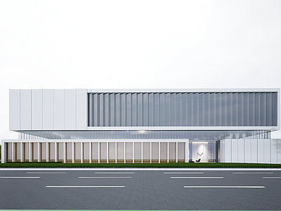 现代标准厂房 现代厂房 现代工业厂房 多层厂房 厂房建筑 现代简约厂房