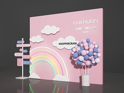 现代橱窗 美陈 橱窗 打卡墙 网红美陈 活动墙