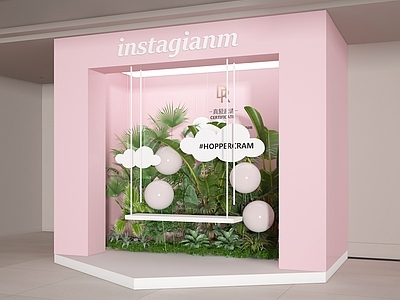 现代橱窗 植物美陈 橱窗 美陈 活动美陈 植物组合