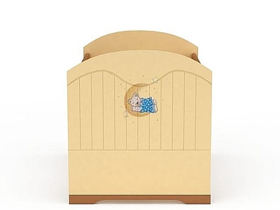 现代高档实木婴儿床