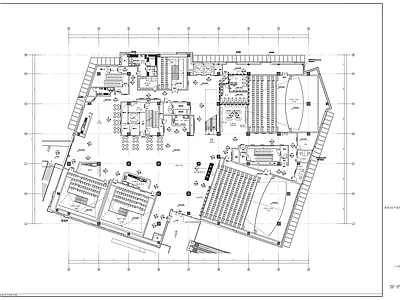 现代其他商业空间 影院装饰 施工图