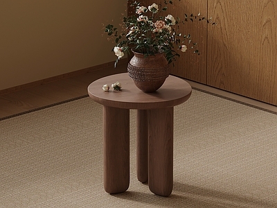 中古边几 中古风边几 花瓶