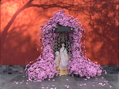 现代其他美陈 鲜花美陈
