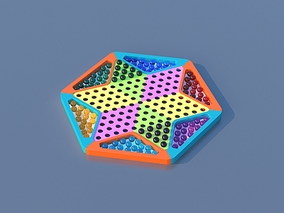 游乐设施 跳棋 棋子 棋盘