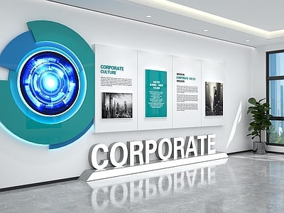 现代其他公共空间 展厅文化墙