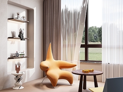 现代阳台 休闲阳台